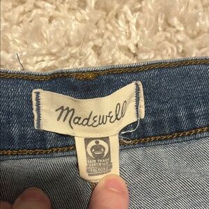 Madewell Blue Classic Denim Jeans